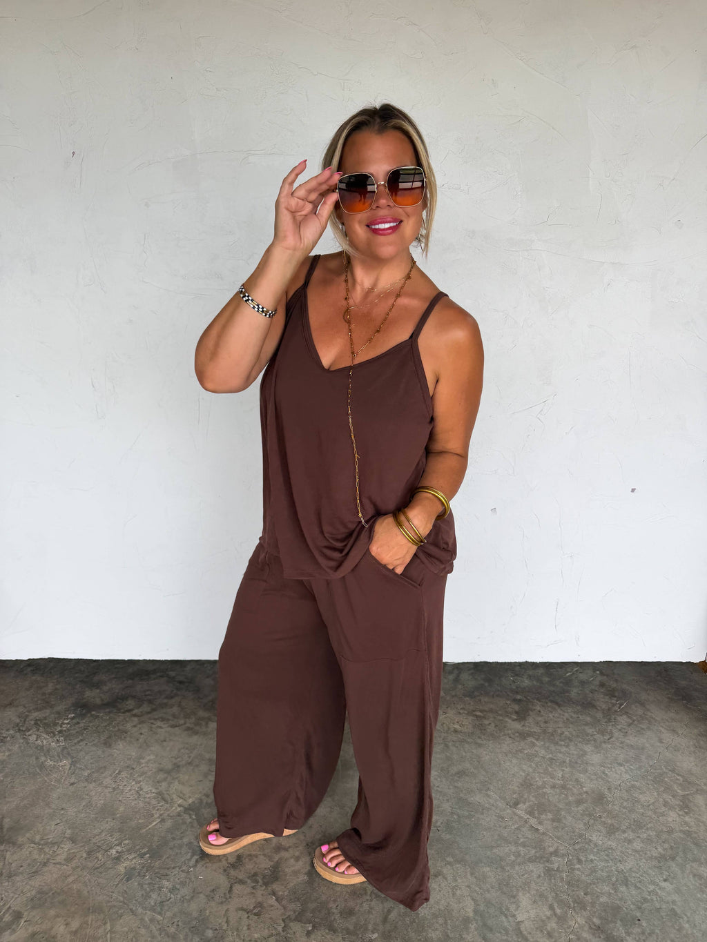 DELILAH PANT SETS: BLACK / XS