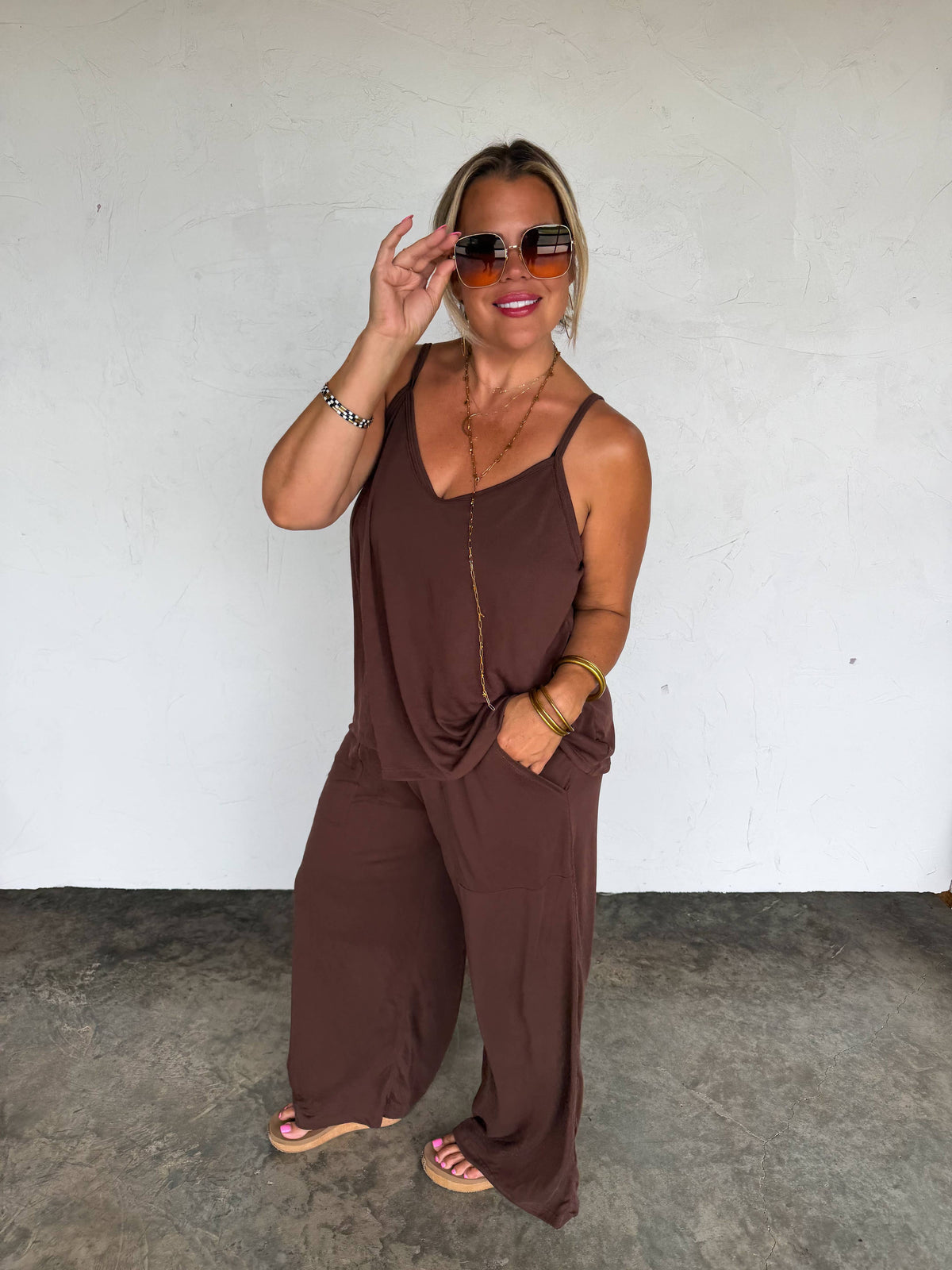 DELILAH PANT SETS: BLACK / XS