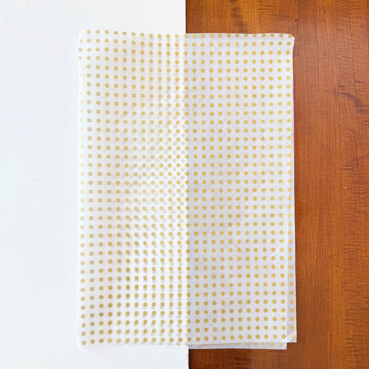 150pc, 28x20" Polka Dots 17g Wrapping Tissue Paper Sheets: Silver / Large Dot
