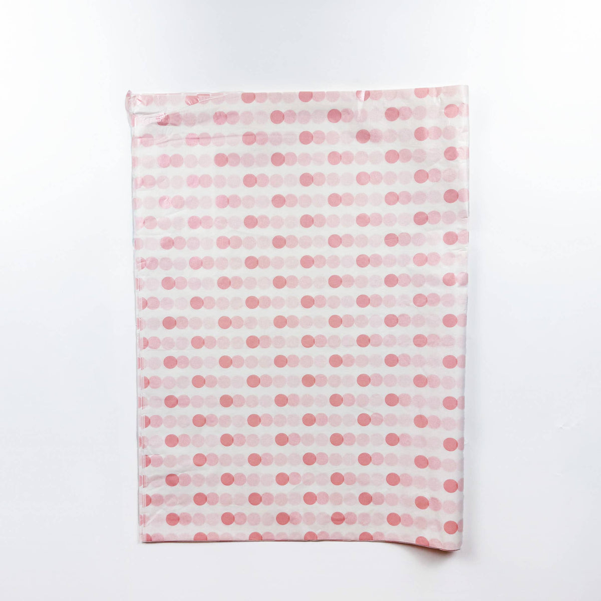 150pc, 28x20" Polka Dots 17g Wrapping Tissue Paper Sheets: Silver / Large Dot