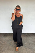 DELILAH PANT SETS: BLACK / XS