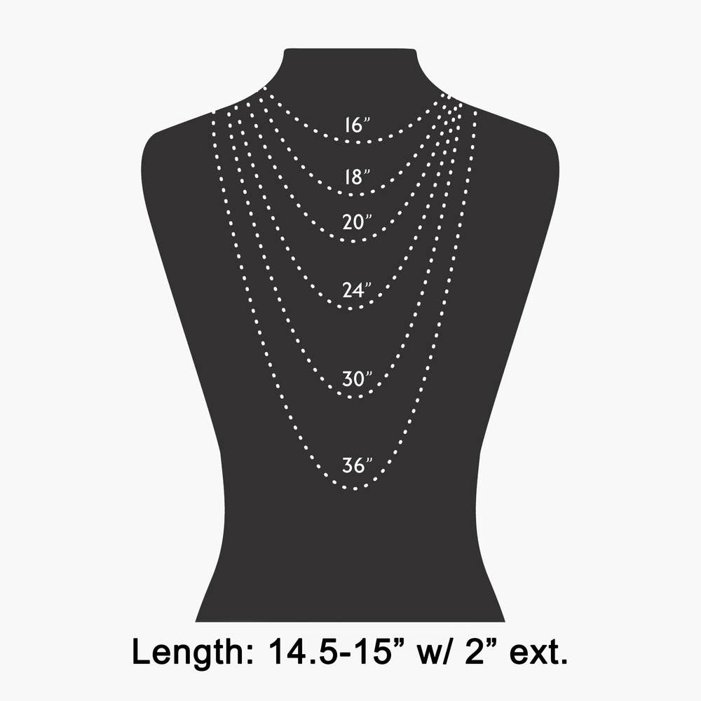 Double Strand Knotted Ring Station Layer Necklace: G
