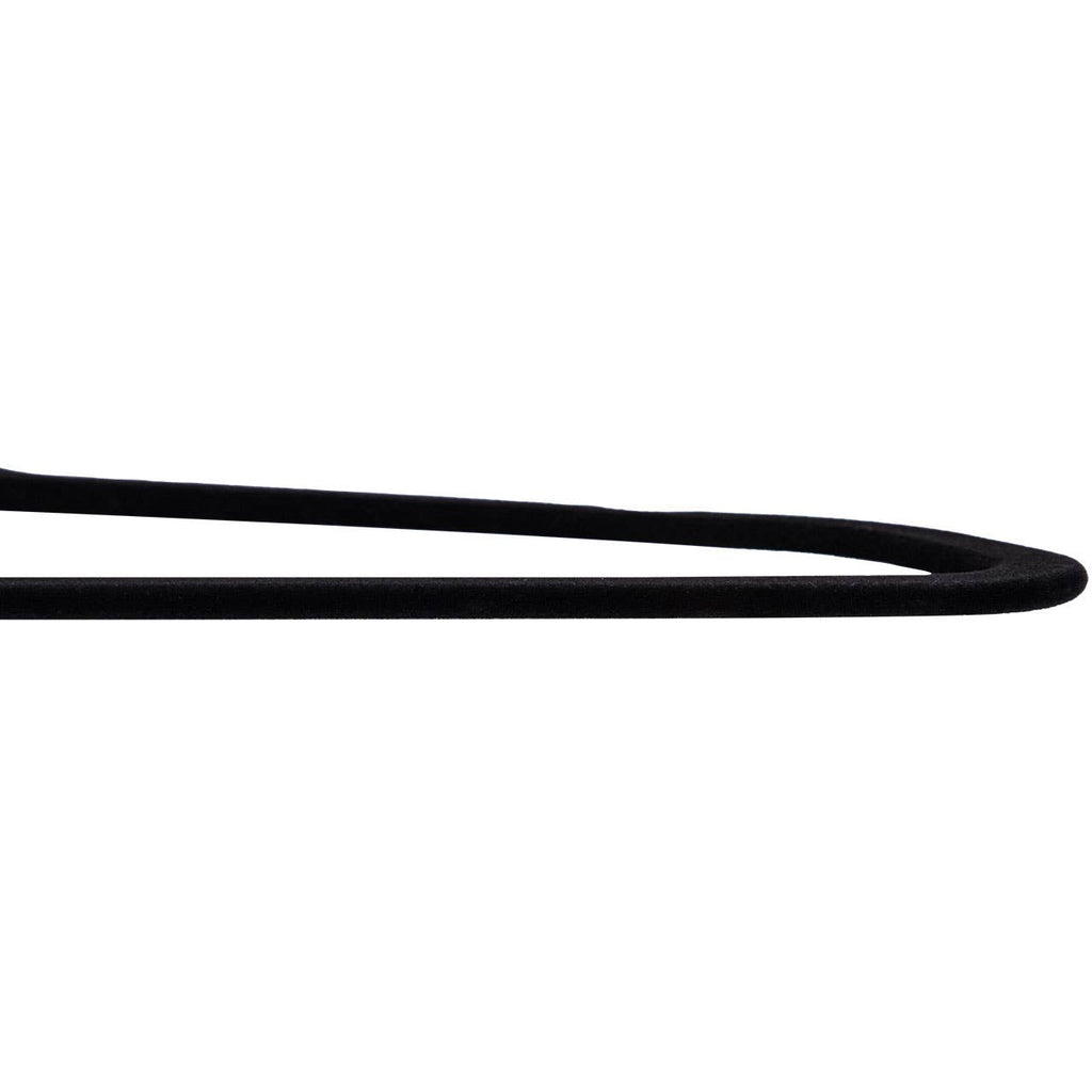 18" Black Velvet Hangers - Case of 50
