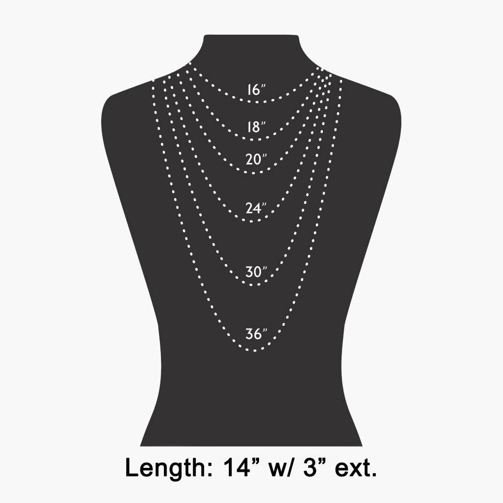Assorted Dainty Bead Station Chain Necklace: GDWOP